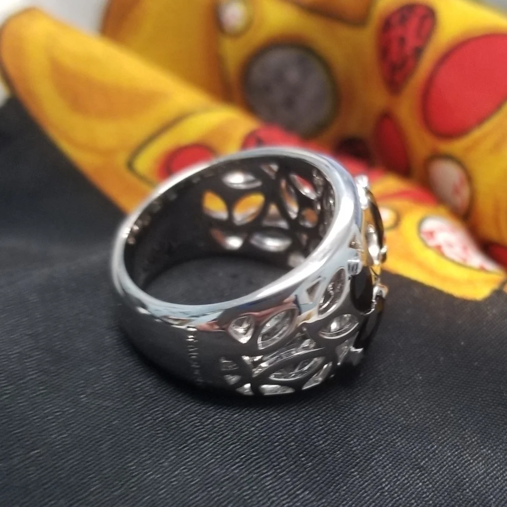 Di Modolo Sterling Silver Black Onyx Ring